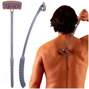 Back Hair Trimmer for Men | Long Handle Body Shaver
